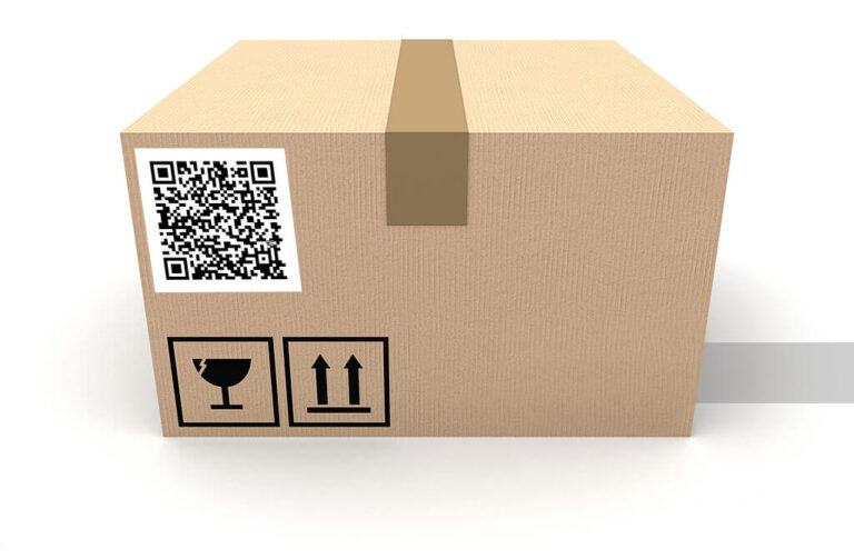 Qr-code on a product packaging
