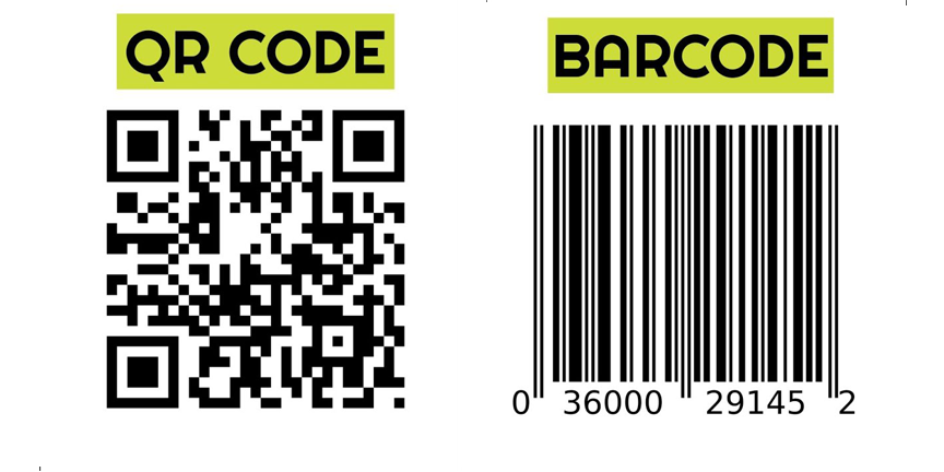 QR code, Bar code